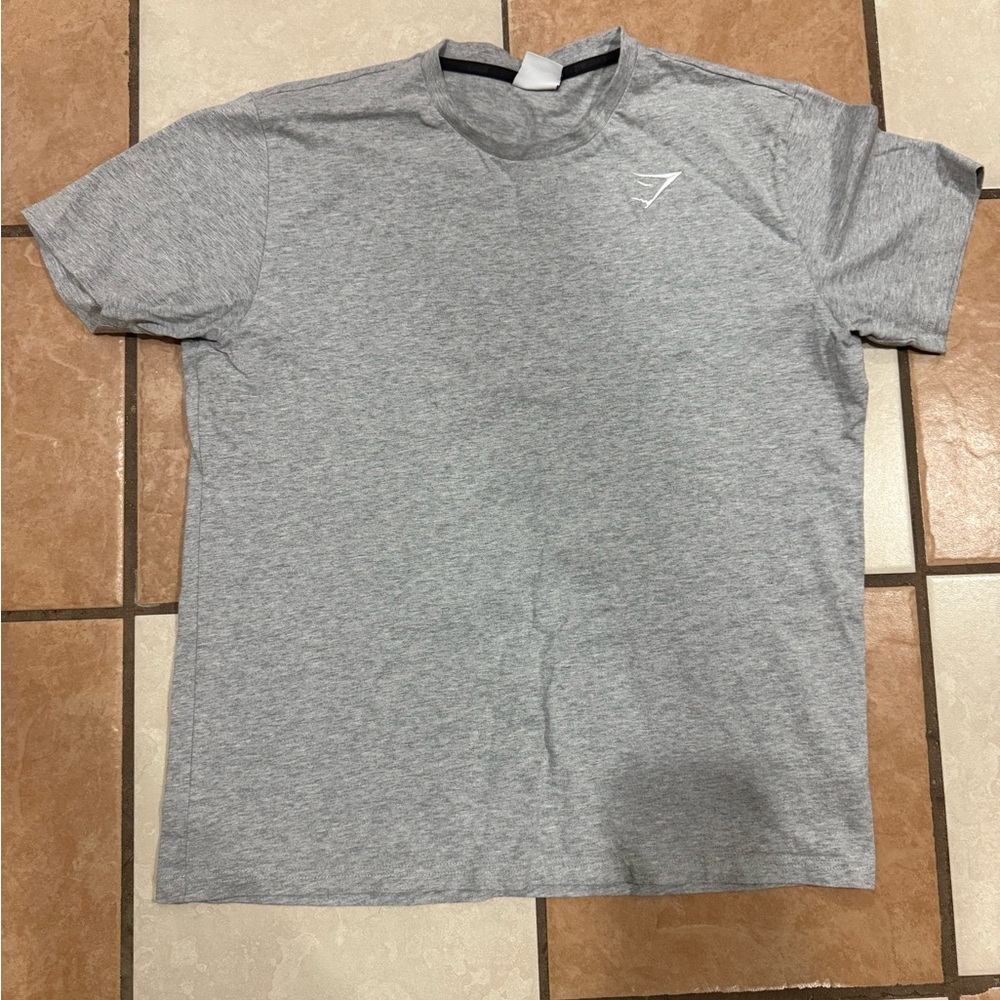 Gymshark Crest T Shirt - Heather Grey M